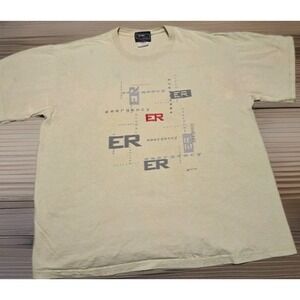 Vintage ER NBC Experience Store T Shirt XL 2002 Y2K 90s Medical Tee